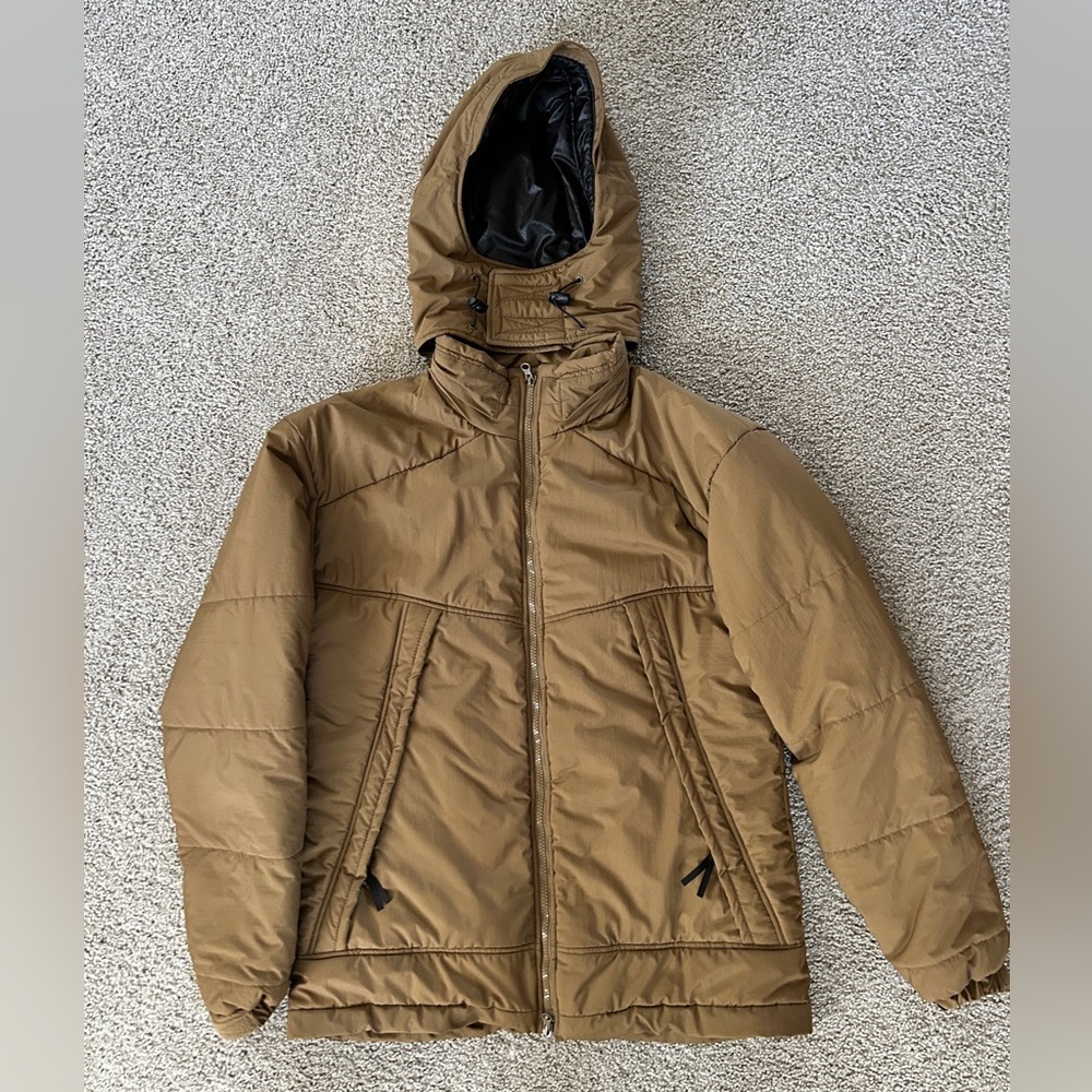 Beyond Clothing Men’s Tactical Brown PrimaLoft Jacket | Medium